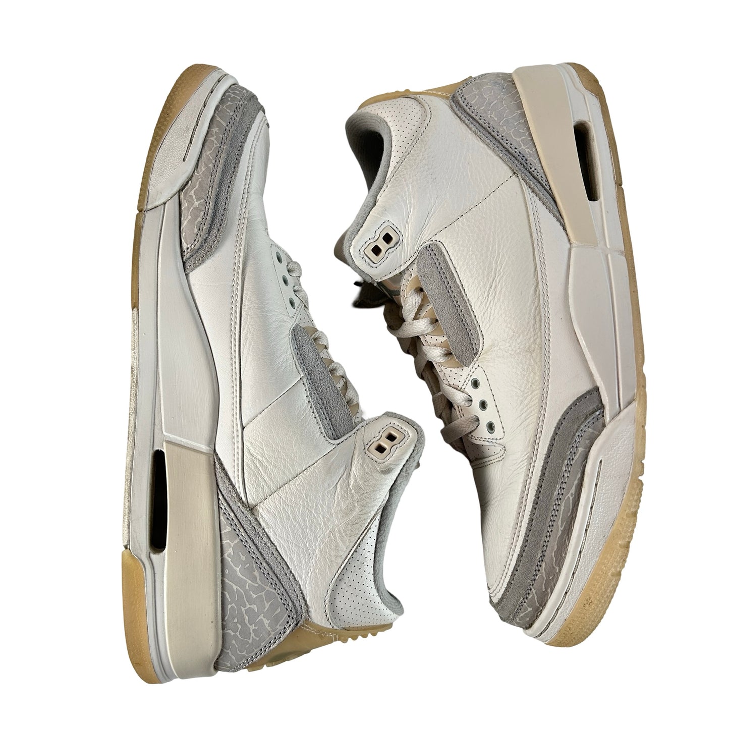 FJ9479 100 Jordan 3 Retro Craft Ivory [USED] - 11 M (Used) (No Box)