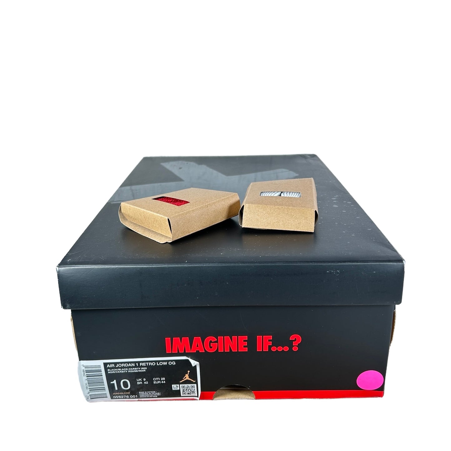 IW6276 001 Air Jordan 1 Retro Low OG Banned [USED] - 10 M (Used)