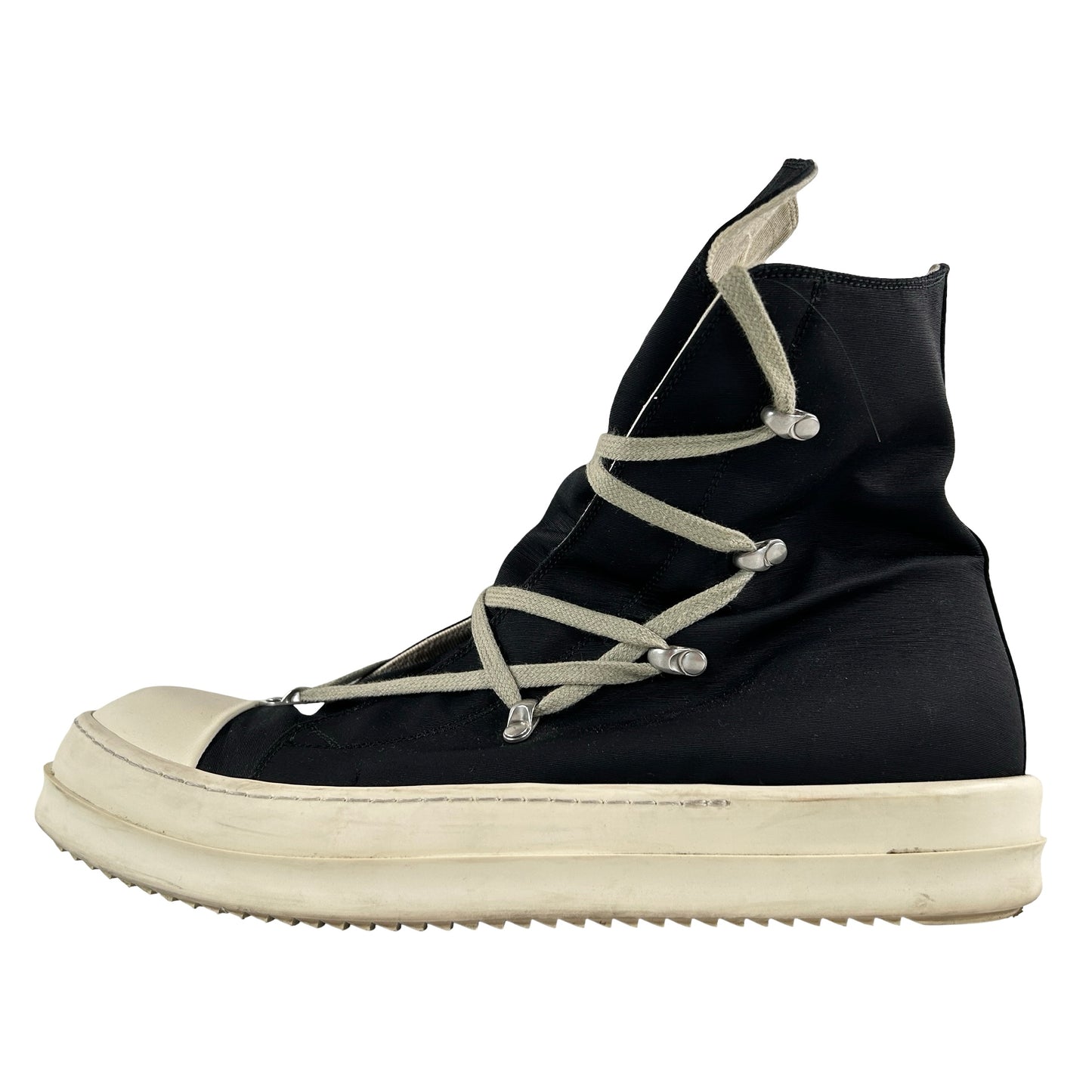 Rick Owens Porterville DRKSHDW Hexa High Black Milk [USED] - 45 (Used) (No Box)