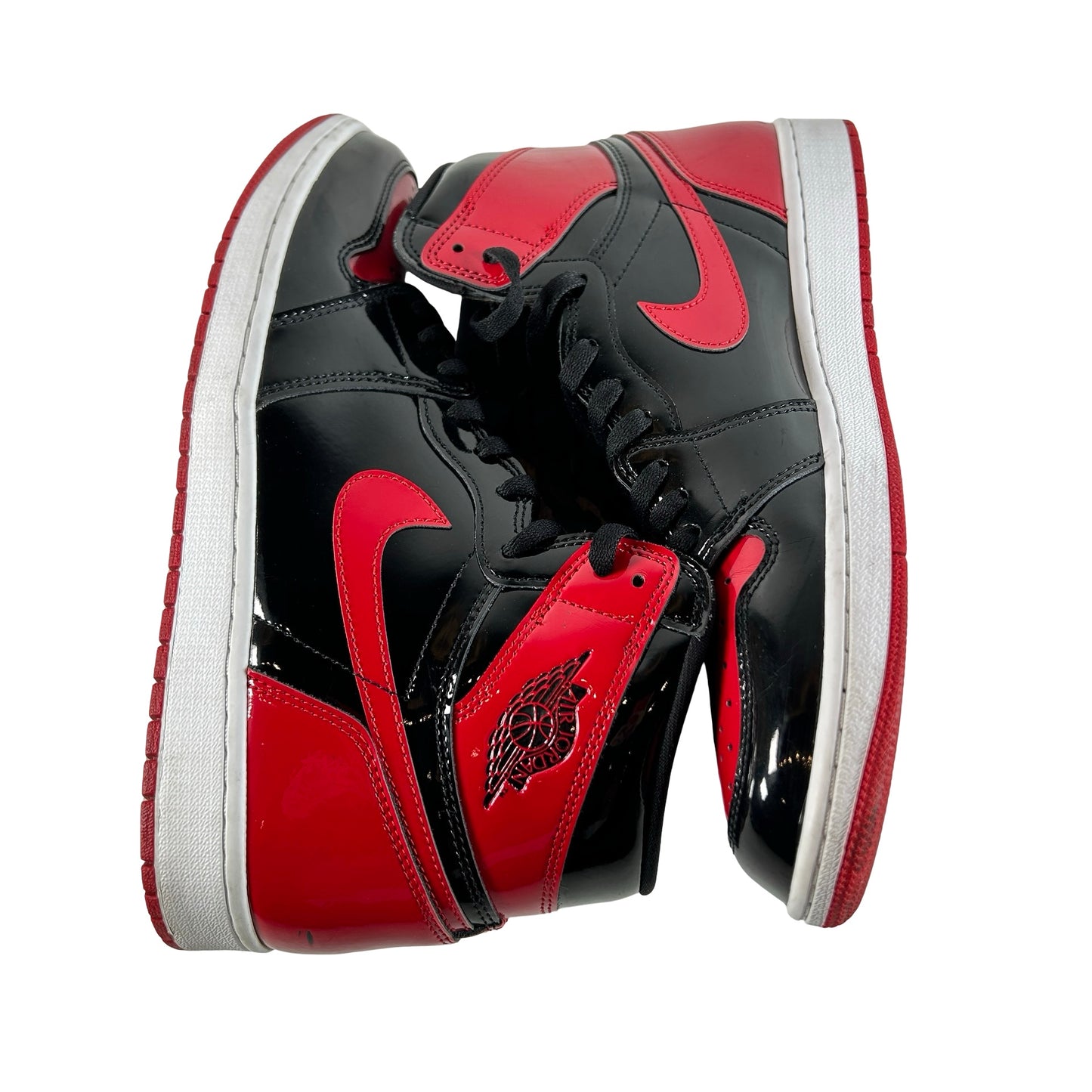555088 063 Jordan 1 Retro High OG Patent Bred [USED] - 12 M (Used4) (No Box4)
