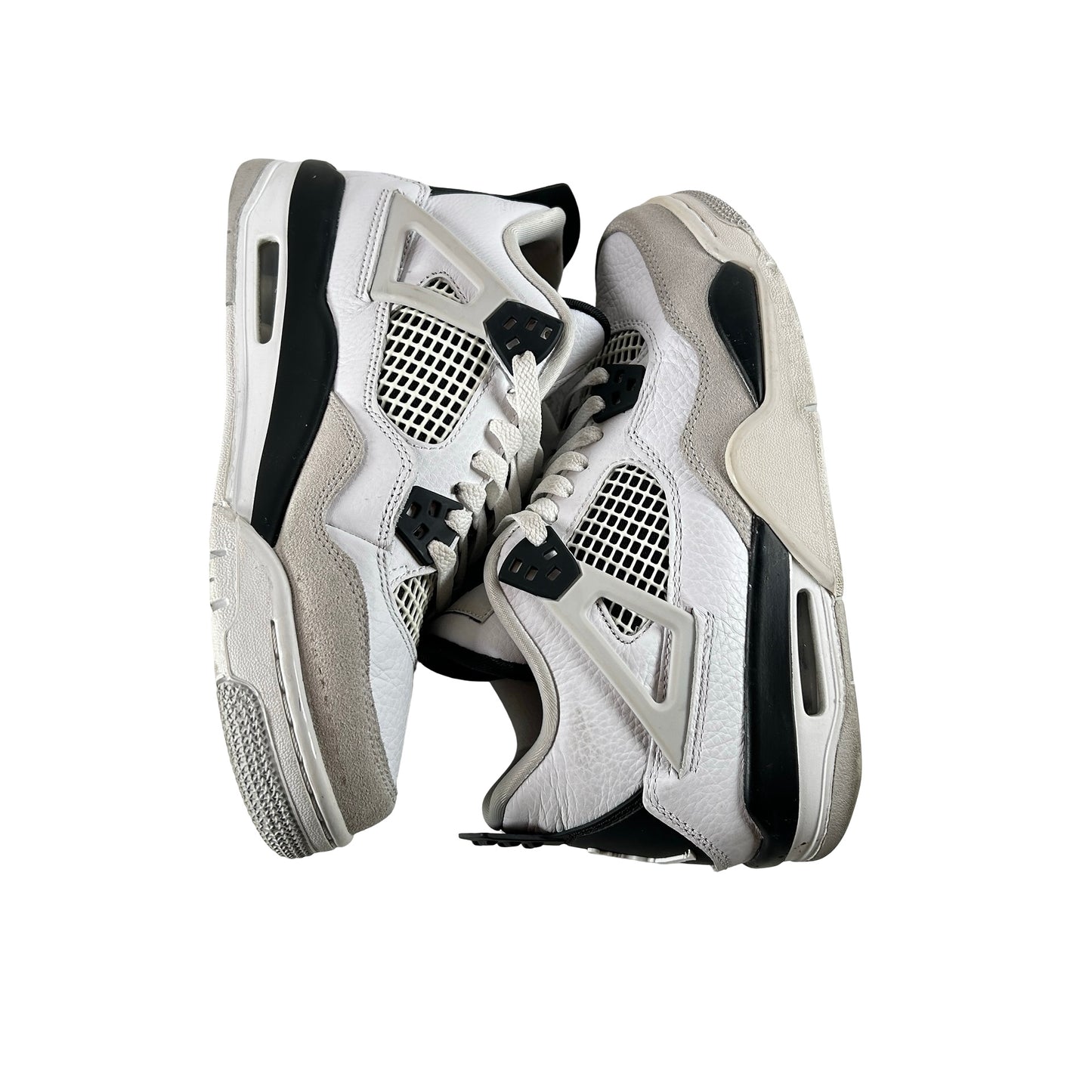 408452 111 Jordan 4 Retro Military Black (GS) [USED] - 6 Y (Used) (No Box)