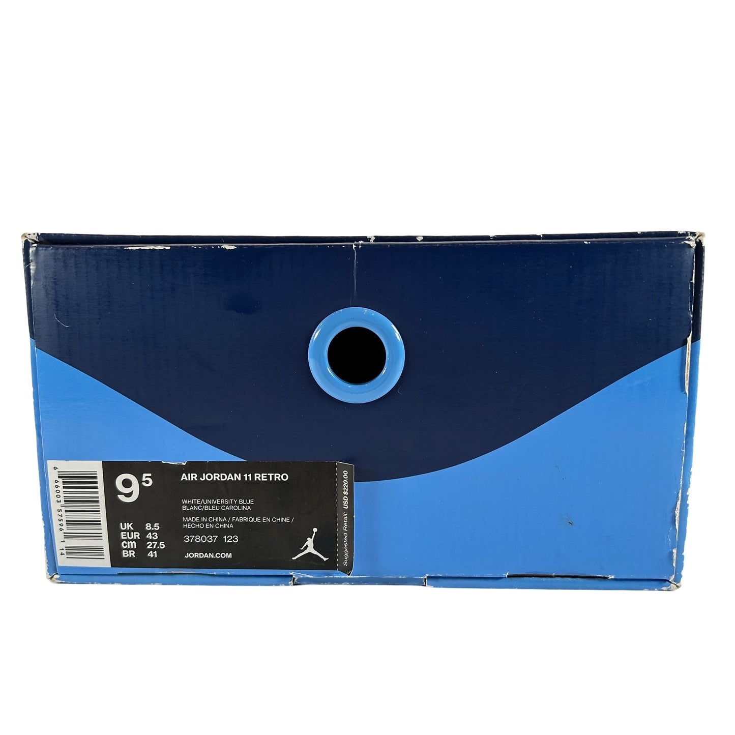 378037 123 Jordan 11 Retro UNC Win Like 82 [USED] - 9.5 M (Used2)