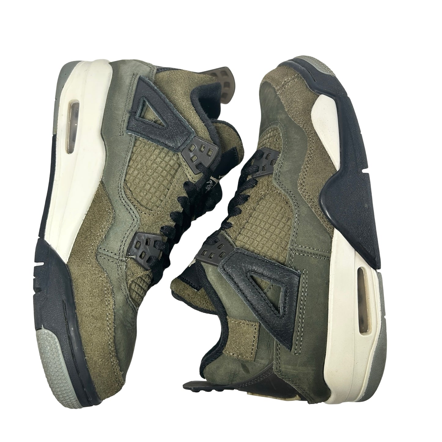 FB9928 200 Jordan 4 Retro SE Craft Medium Olive (GS) [USED] - 6 Y (Used)