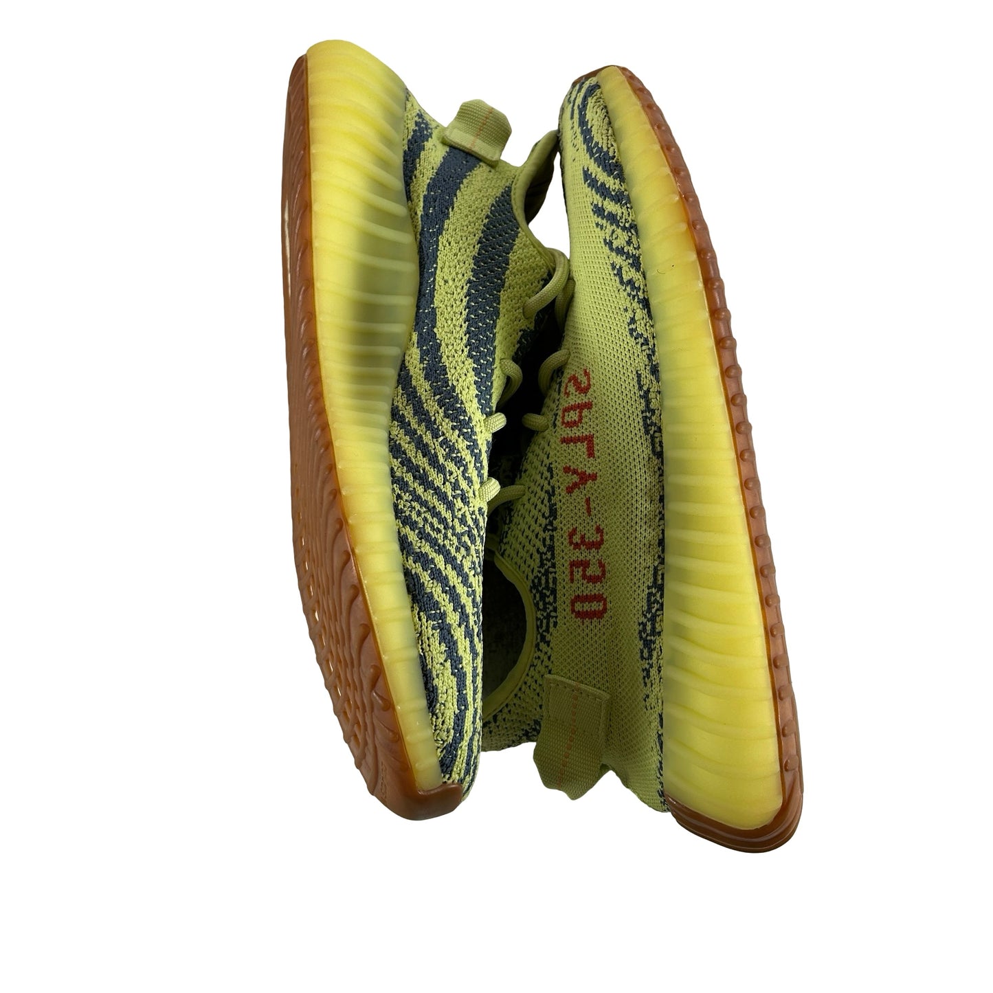 B37572 adidas Yeezy Boost 350 V2 Semi Frozen Yellow [USED] - 9 M (Used2)