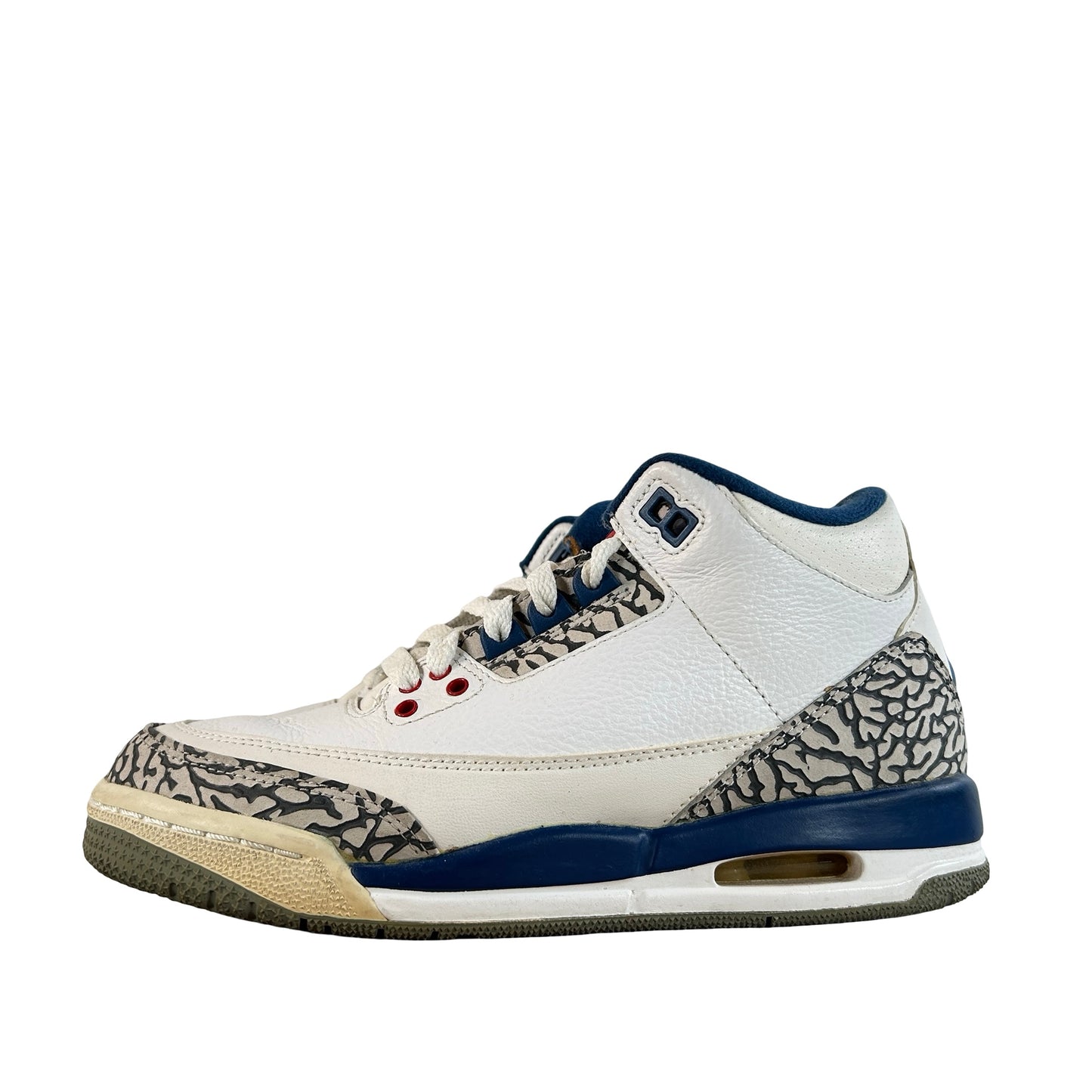 854261 106 Jordan 3 Retro True Blue (2016) GS [USED] - 4 Y (Used) (No Box)