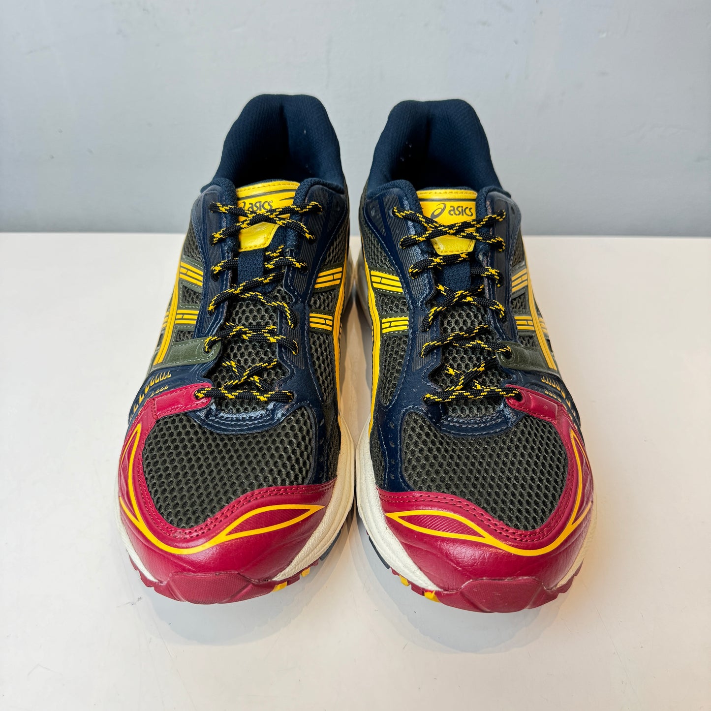 1201A019 301 ASICS Gel-Kayano 14 Olive Canvas Honey [USED] - 9.5 M (Used) (No Box)