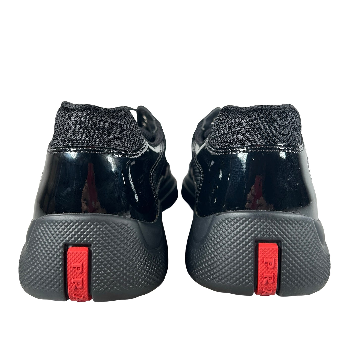Prada America's Cup Black Patent [USED] - 8 UK (US 9) (Used) (No Box)
