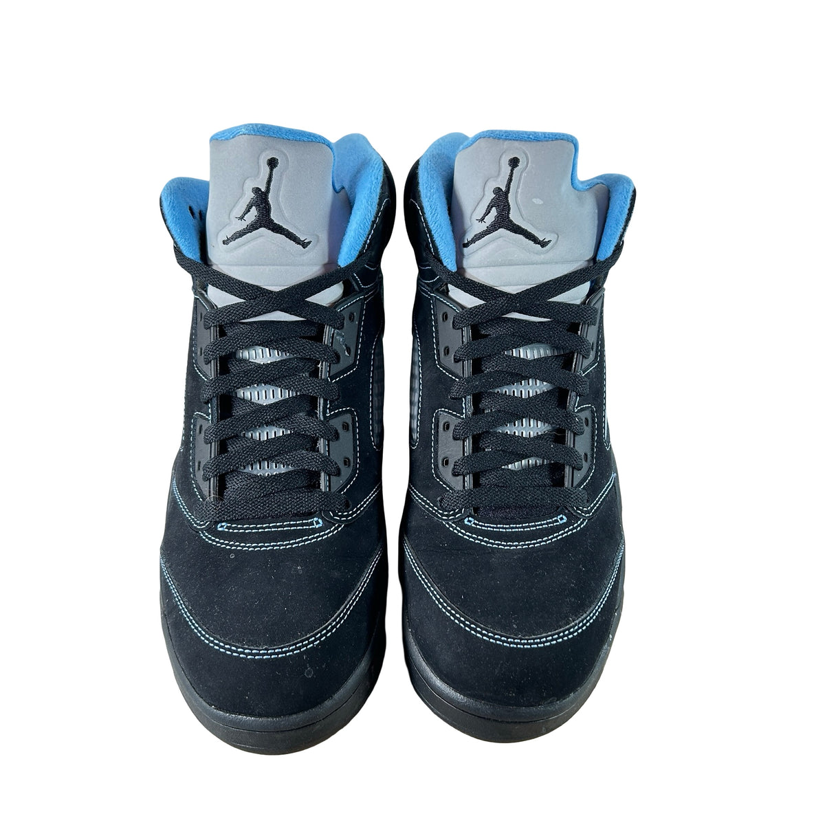 DD0587 008 Jordan 5 Retro Black University Blue (2026) [USED] - 10 M (Used4)