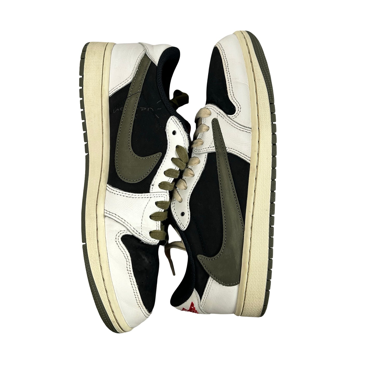 DZ4137 106 Jordan 1 Retro Low OG SP Travis Scott Olive (W) [USED] - 9.5 W (Used3)