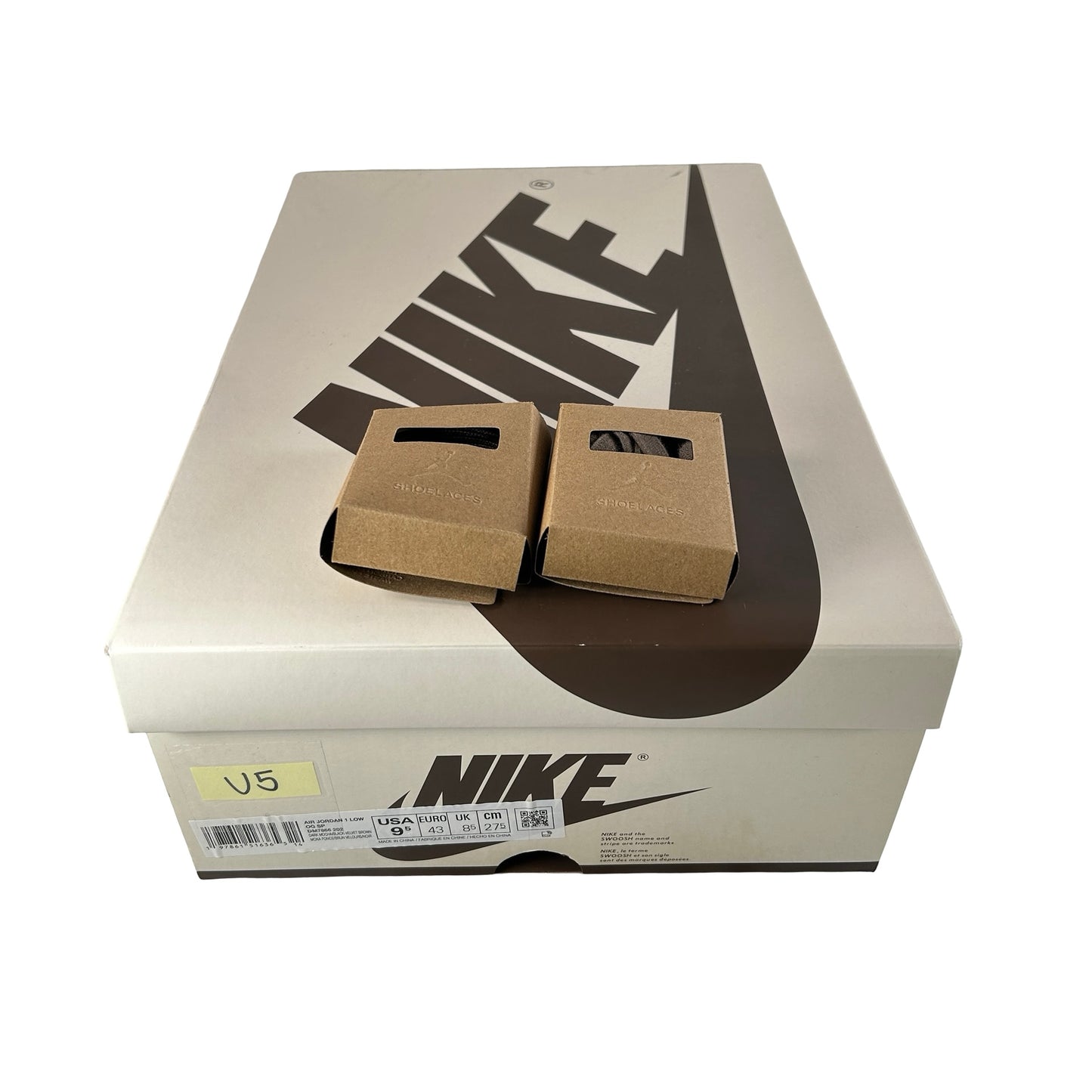 DM7866 202 Jordan 1 Retro Low OG SP Travis Scott Velvet Brown [USED] - 9.5 (Used5)