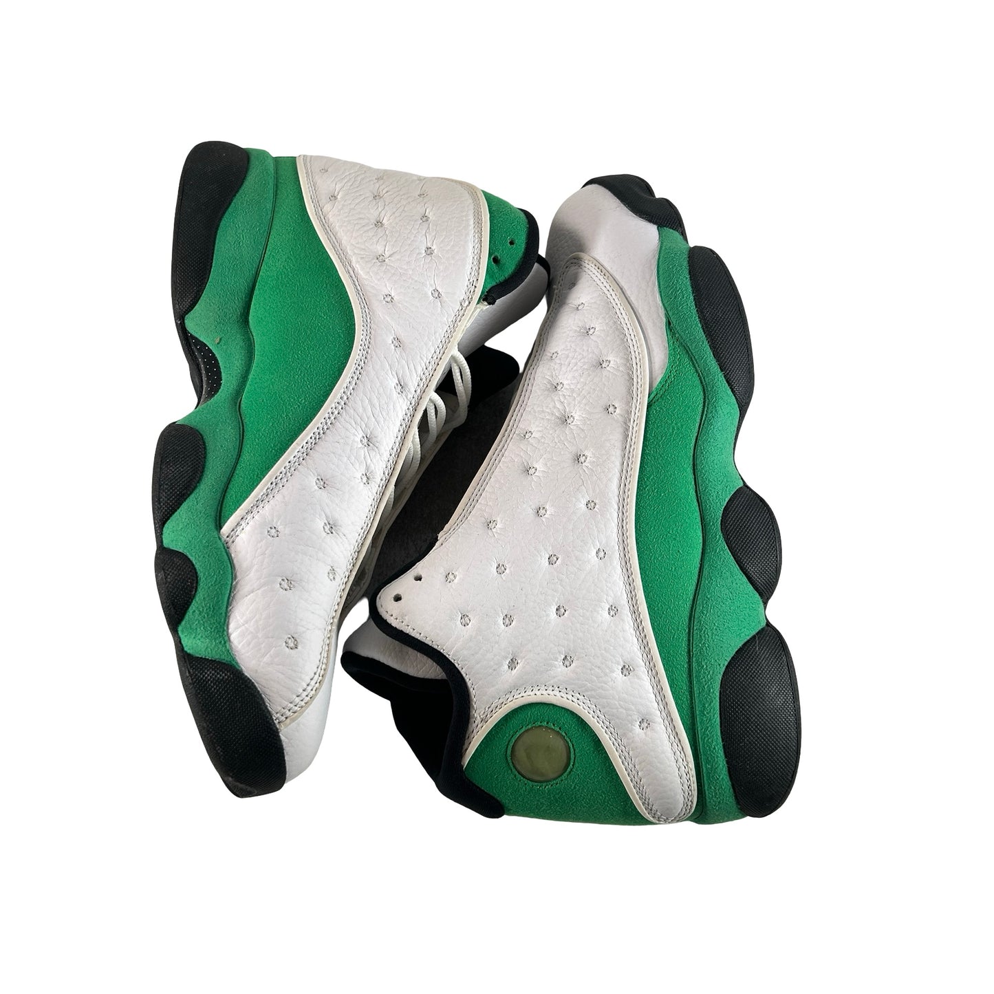 DB6537 113 Jordan 13 Retro White Lucky Green [USED] - 12 M (Used2)
