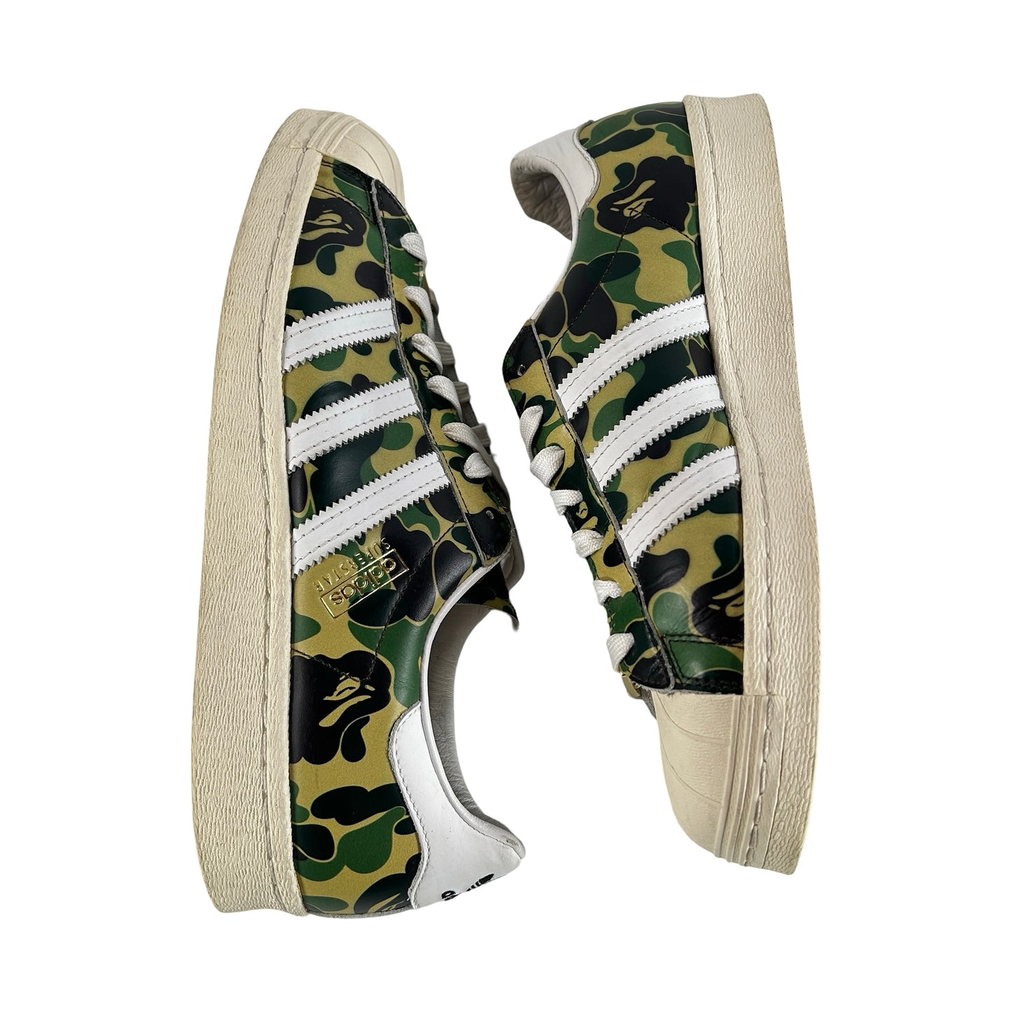 GZ8981 adidas Superstar Bape ABC Camo Green [USED] - 10 (Used) (No Box)