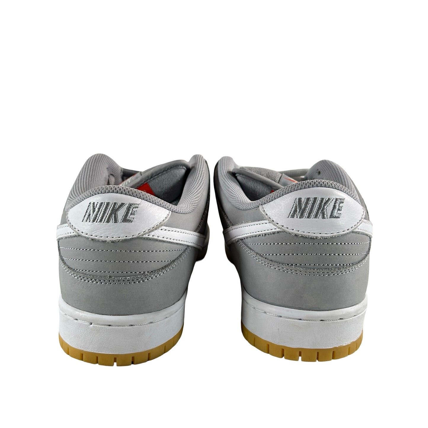 DV5464 001 Nike SB Dunk Low Pro ISO Orange Label Wolf Grey Gum [USED] - 13 M (Used)
