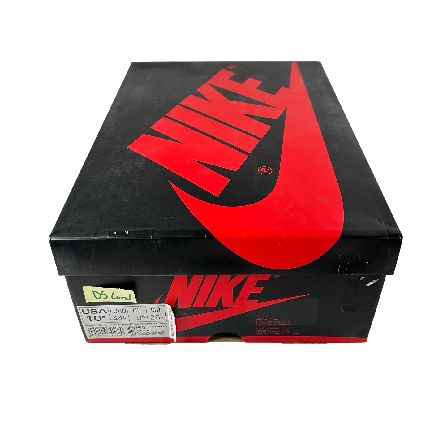 555088 001 Jordan 1 Retro High Bred Banned (2016) [CONDITIONAL] - 10.5 M (Yellowing midsoles)
