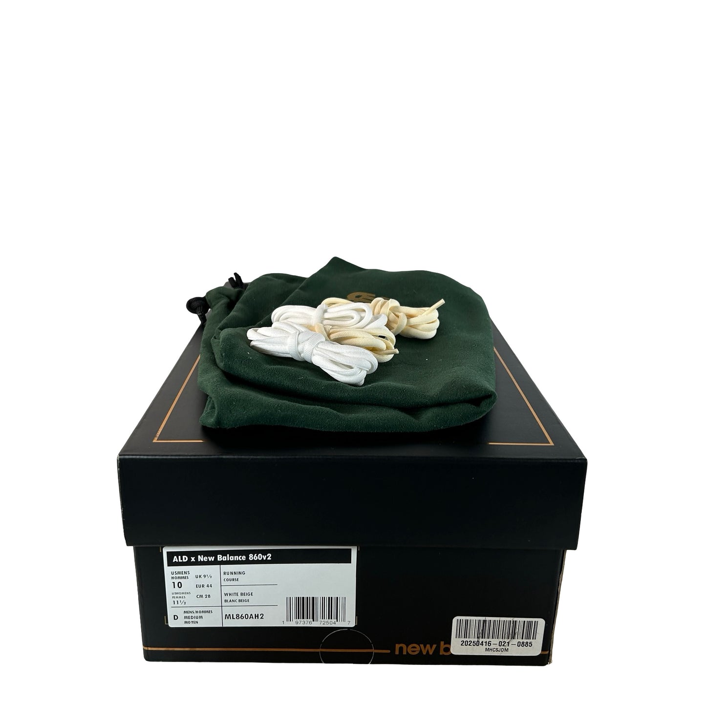 ML860AH2 New Balance 860v2 Aime Leon Dore White [USED] - 10 M (Used)