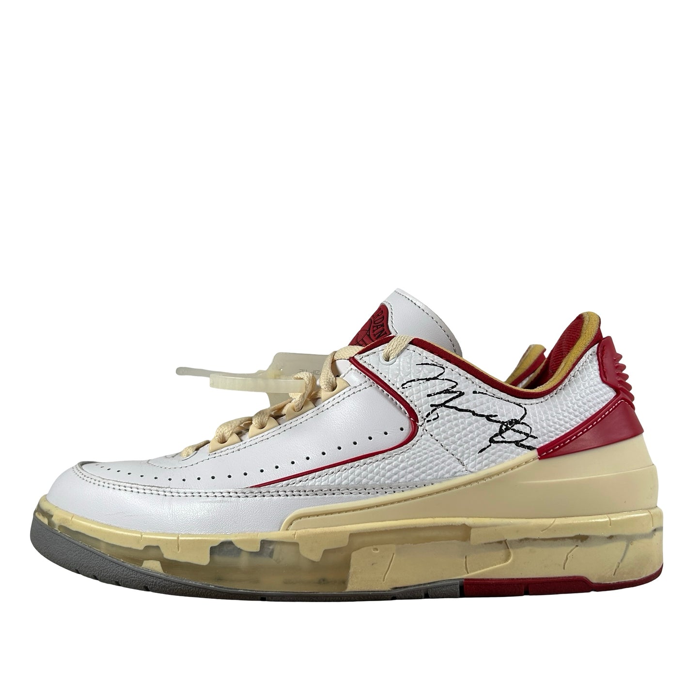 DJ4375 106 Jordan 2 Retro Low SP Off-White White Red [USED] - 8.5 M (Used3)