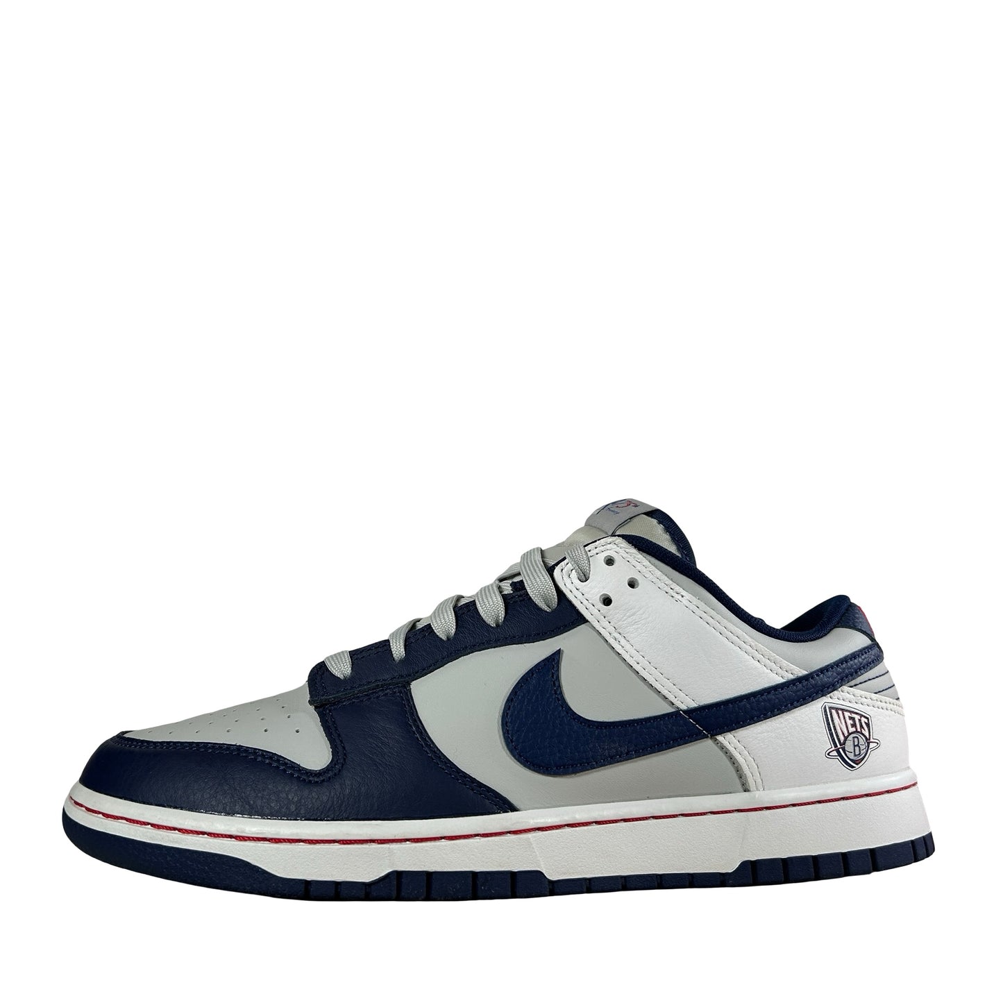 DD3363 001 Nike Dunk Low EMB NBA 75th Anniversary Brooklyn Nets [USED] - 12 M (Used2)