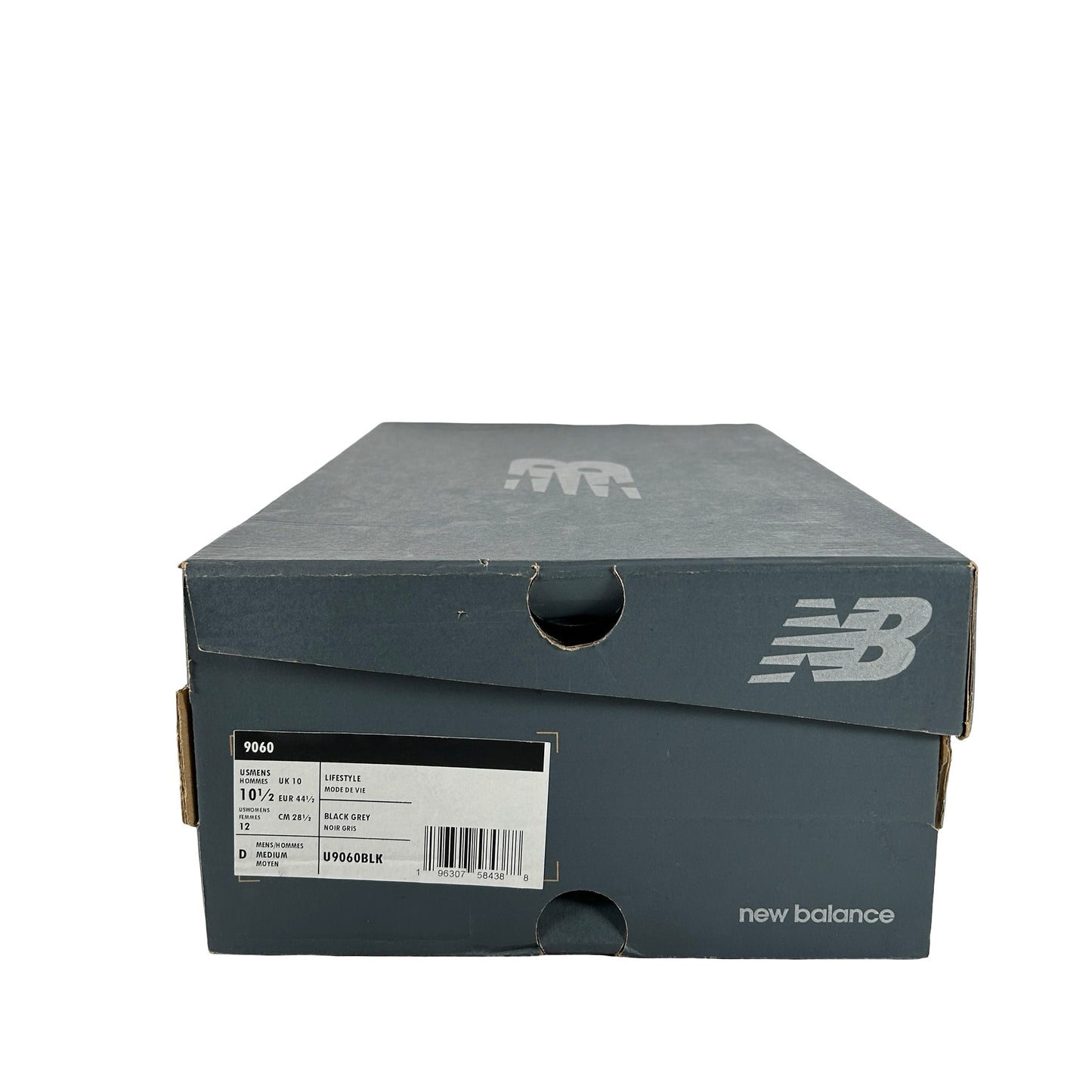 U9060BLK New Balance 9060 Black Castlerock Grey [USED] - 10.5 M (Used)