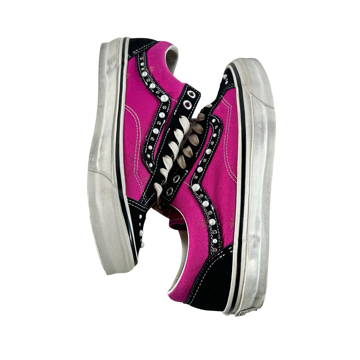 VN000EVHLE Vans OTW Old Skool 36 Pearlized Pack Pink Black [USED] - 8.5 M (Used)