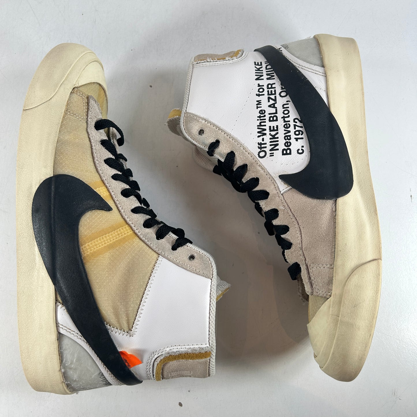 AA3832 100 Nike Blazer Mid Off-White [USED] - 8 M (Used)