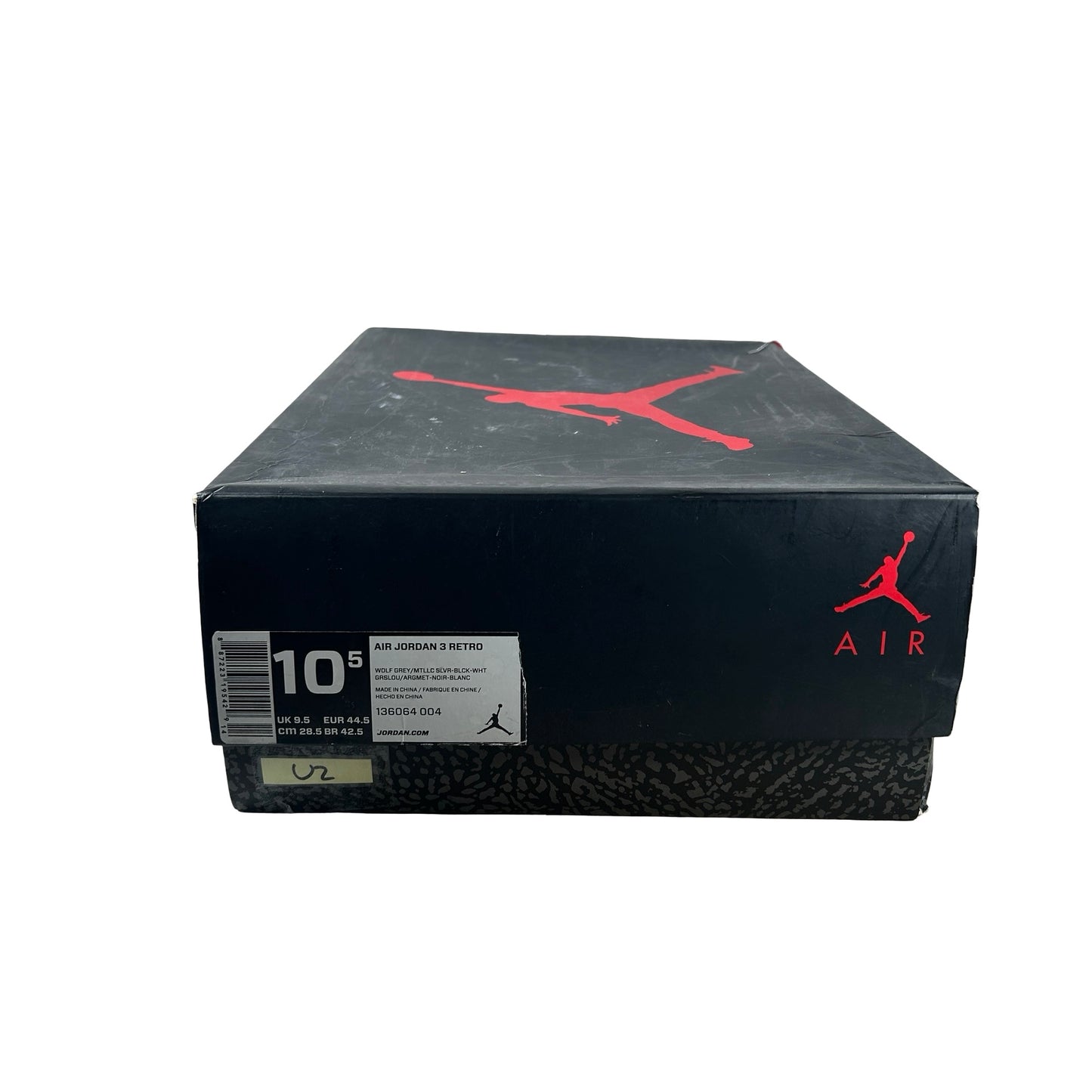 136064 004 Jordan 3 Retro Wolf Grey [USED] - 10.5 M (Used2)
