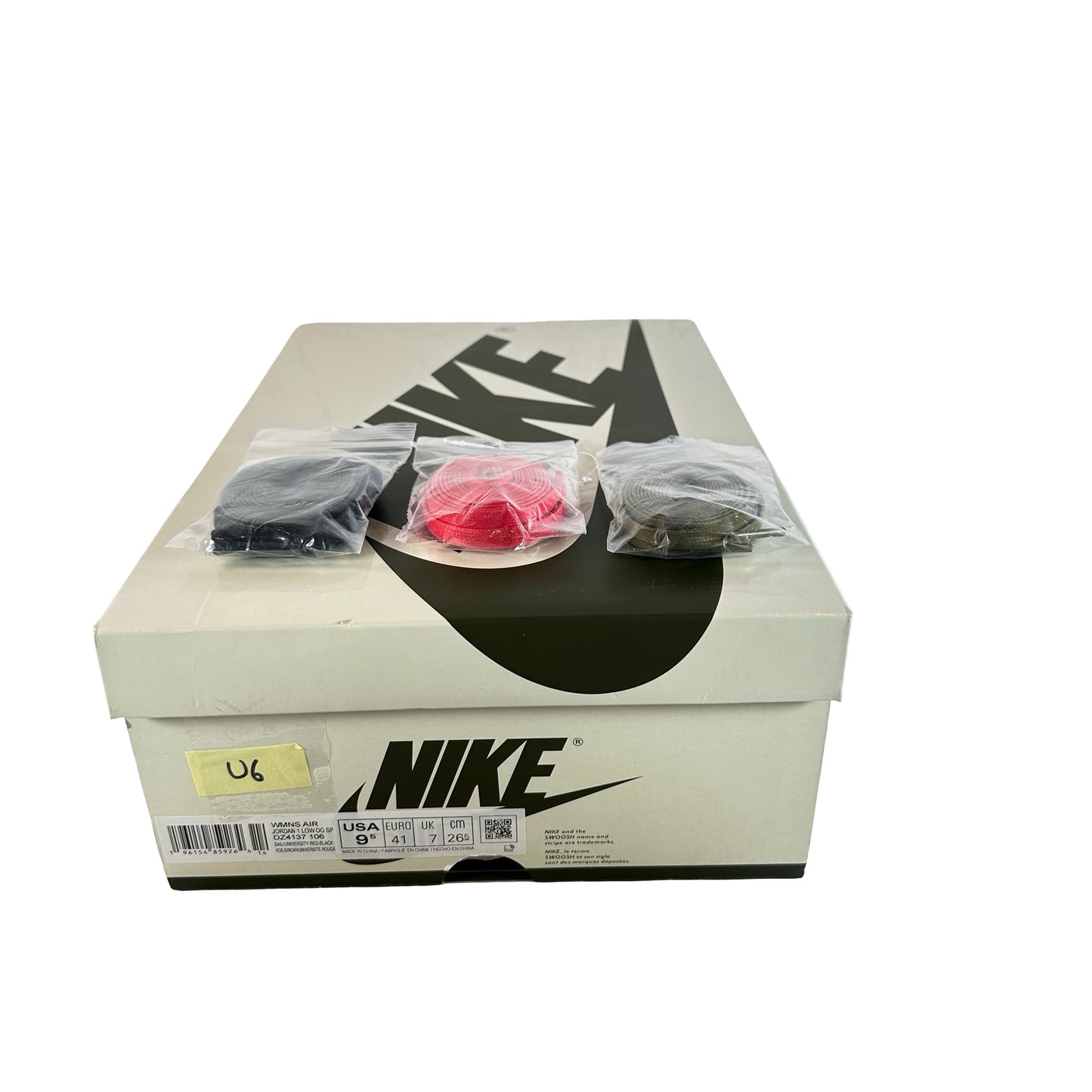 DZ4137 106 Jordan 1 Retro Low OG SP Travis Scott Olive (W) [USED] - 9.5 W (Used6)