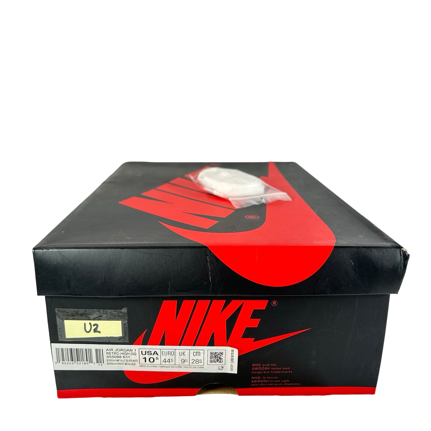 555088 611 Jordan 1 Retro High OG Bordeaux [USED] - 10.5 M (Used2)