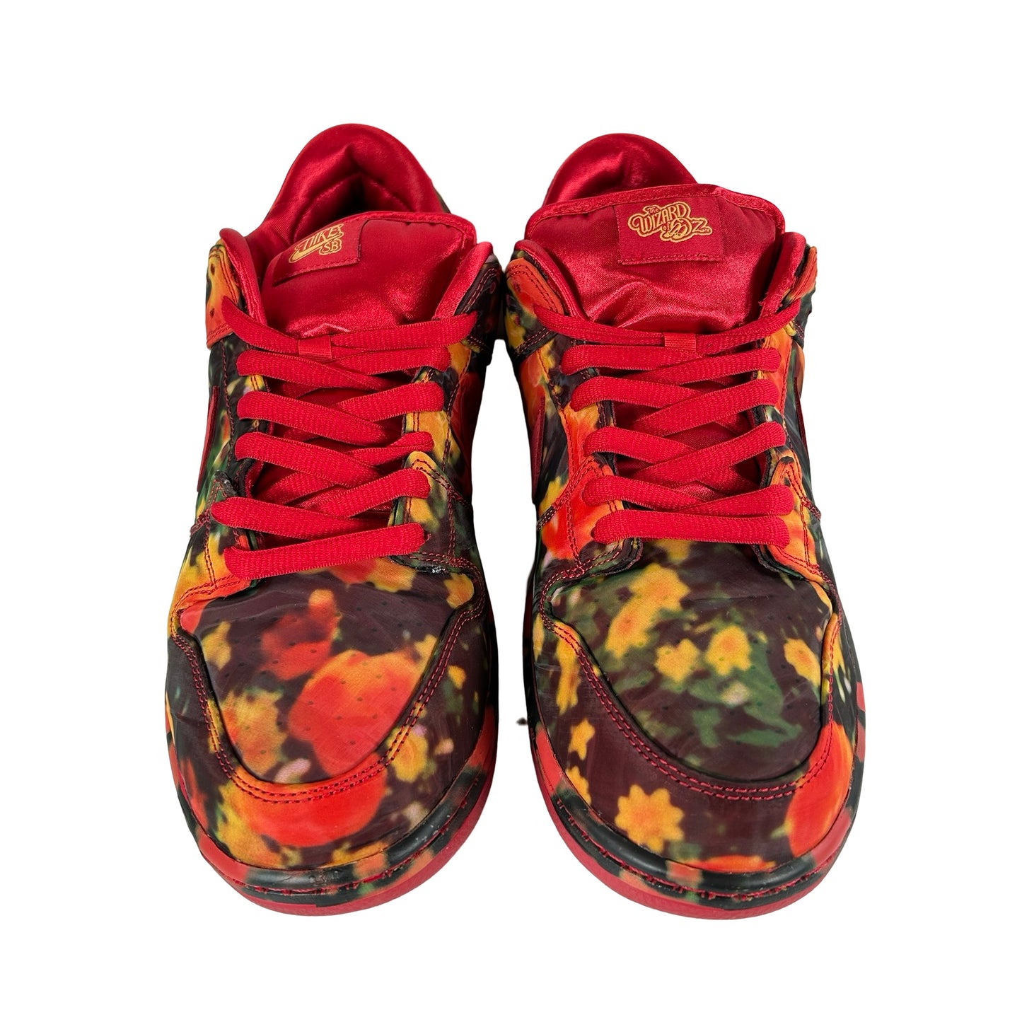 FZ1291 600 Nike SB Dunk Low The Wizard of Oz Poppy Field [USED] - 13 M (VNDS)