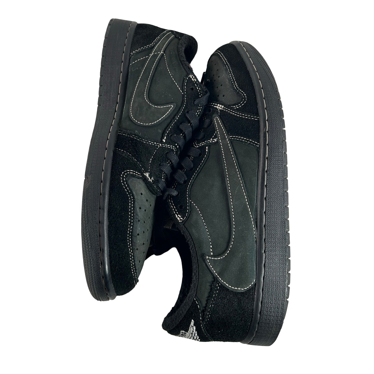 DM7866 001 Jordan 1 Retro Low OG Travis Scott Black Phantom [USED] - 10.5 M (Used13) (No Sleeve)