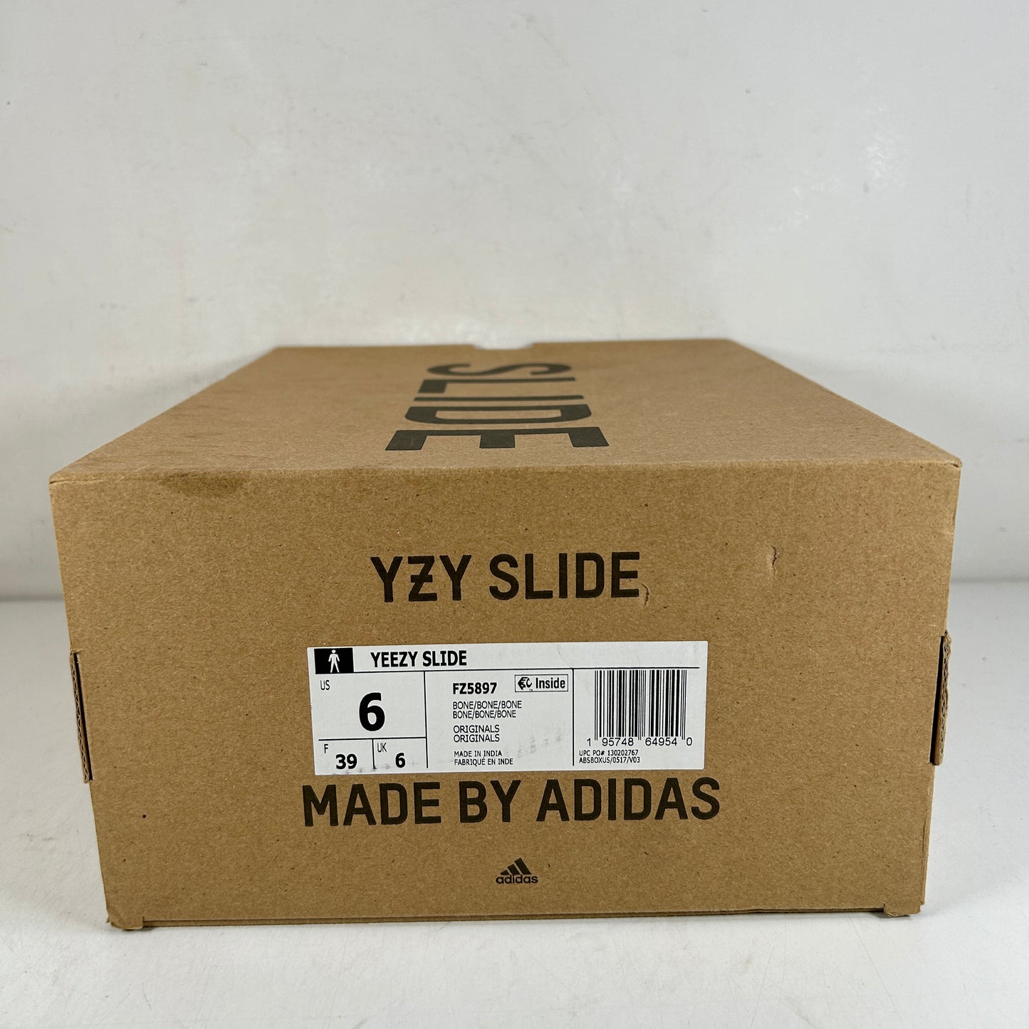 FZ5897 Adidas Yeezy Slide Bone (2022/2023 Restock) [USED] - 6 M (Used)