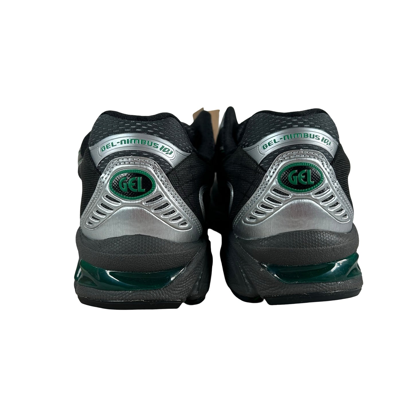 1203A543 022 ASICS Gel-Nimbus 10.1 Obsidian Grey Green Basil [USED] - 11.5 M (VNDS)