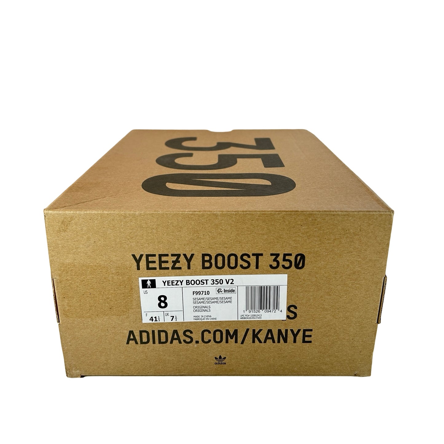 F99710 adidas Yeezy Boost 350 V2 Sesame [USED] - 8 M (Used)