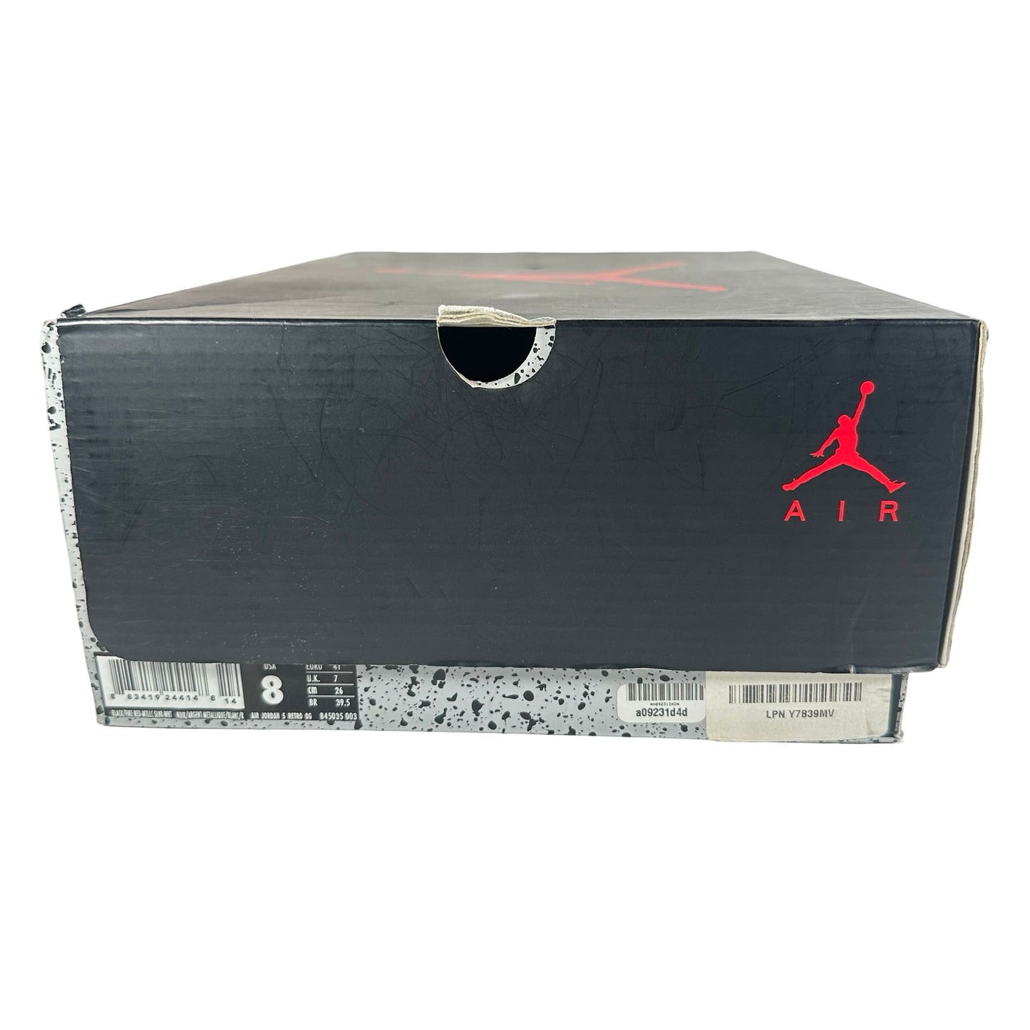 845035 003 Jordan 5 Retro Black Metallic (2016) [USED] - 8 M (Used)