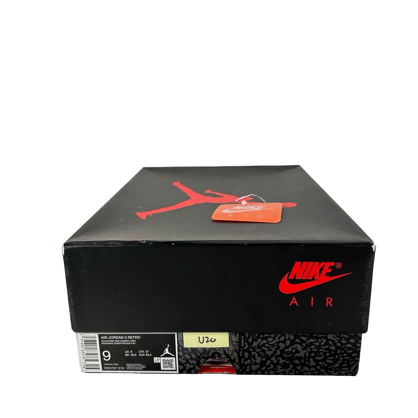 DN3707 010 Jordan 3 Retro Black Cement Reimagined (2024) [USED] - 9 M (Used20)