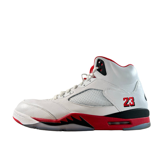 HQ7978 101 Jordan 5 Retro Fire Red Black Tongue (2025) [USED] - 15 M (Used)