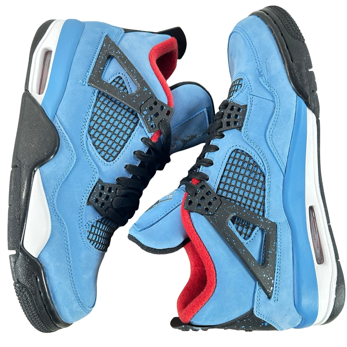 8 MN  Jordan 4 Travis Scott Cactus Jack - 8 M (Glue Stains)
