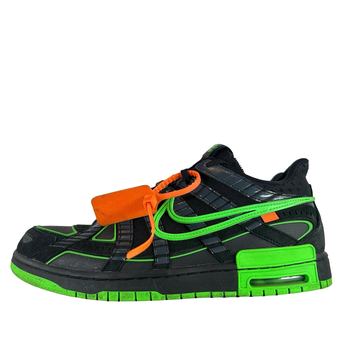 CU6015 001 Nike Air Rubber Dunk Off-White Green Strike [USED] - 12 M (Used2)