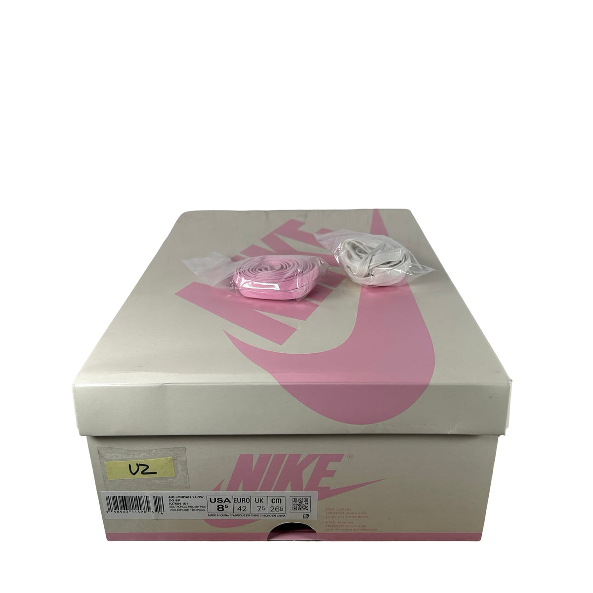 IQ7604 101 Jordan 1 Retro Low OG SP Travis Scott Sail Tropical Pink [USED] - 8.5 M (Used2)