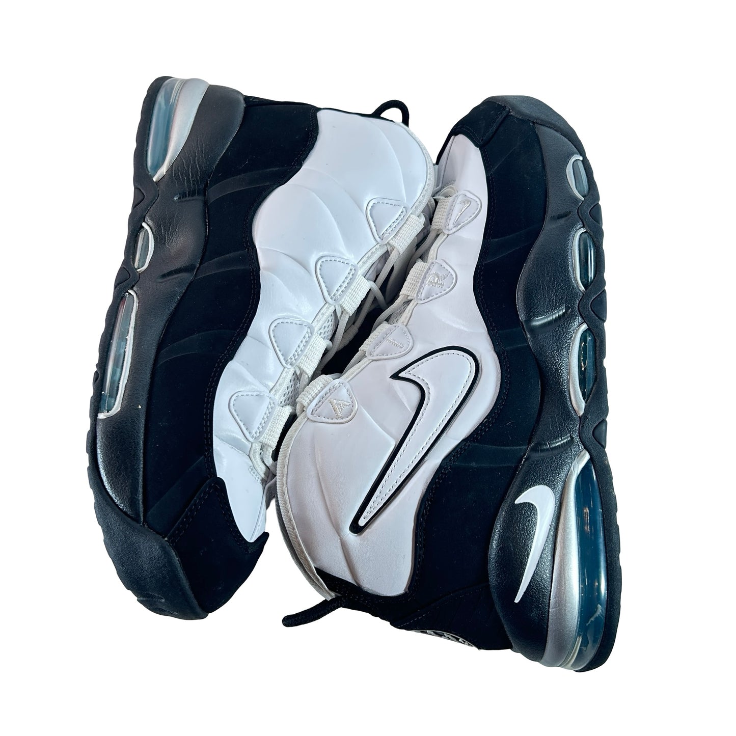 311090 100 Nike Air Max Uptempo 95 White Black Teal [USED] - 11.5 M (Used)