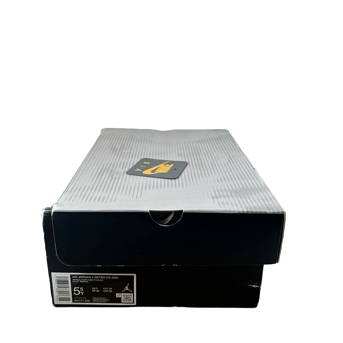 IB4171 500 Jordan 4 Retro Lakers (GS) [USED] - 5.5 Y (Used)