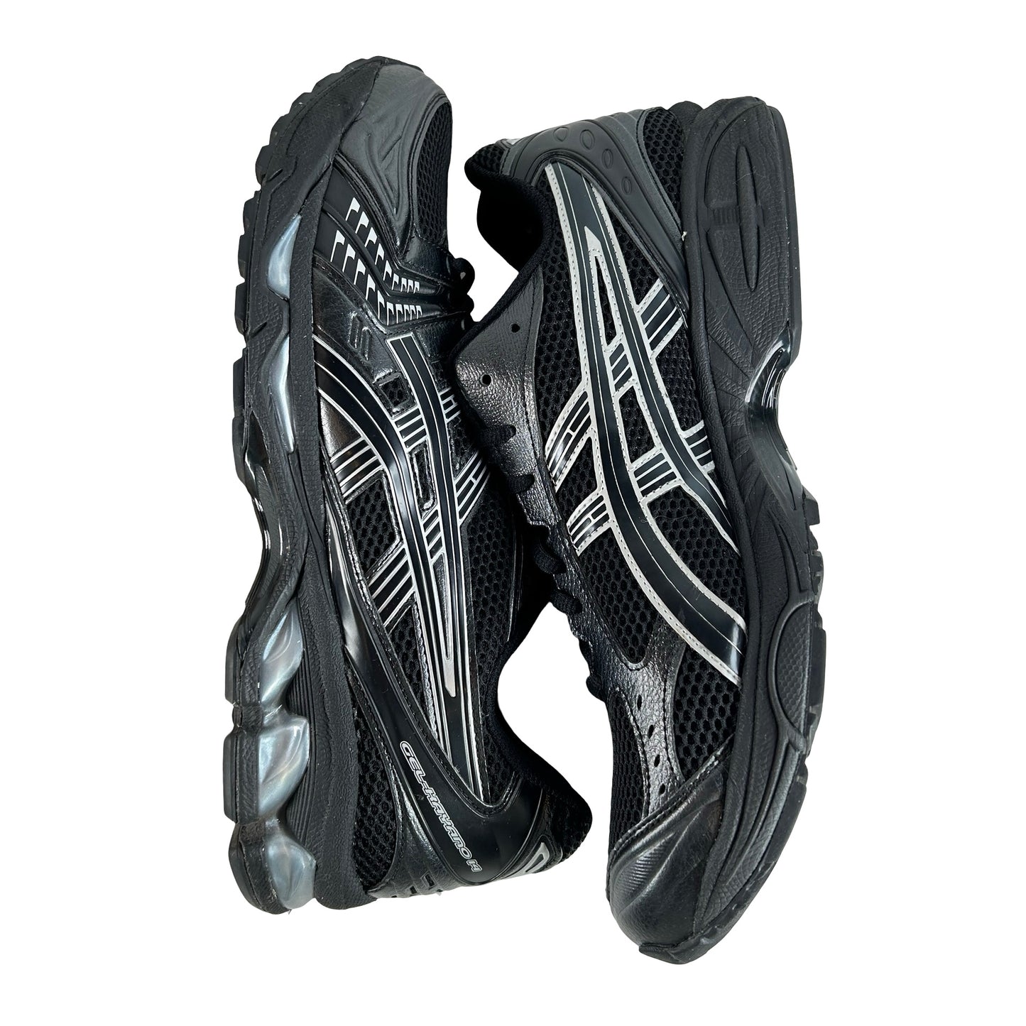1201A019 006 ASICS Gel-Kayano 14 Black Pure Silver [USED] - 13 M (Used2)