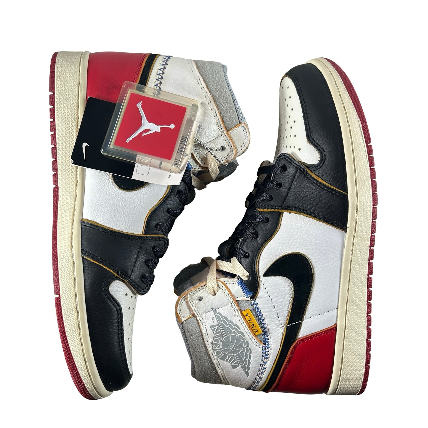 BV1300 106 Jordan 1 Union Black Toe [CONDITIONAL] - 9.5 M (Yellowing Uppers) (No Box)