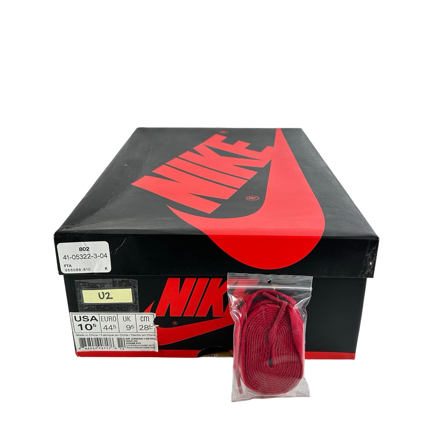 555088 610 Jordan 1 Bred Toe [USED] - 10.5 M (Used2)