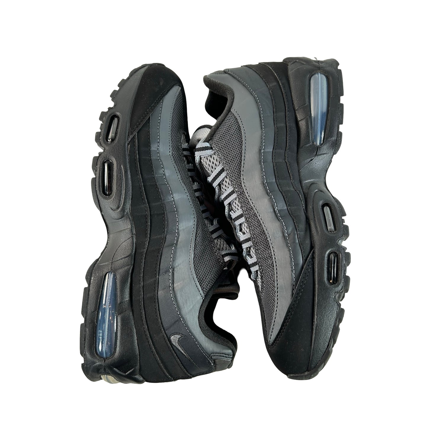 IQ0285 010 Nike Air Max 95 OG Big Bubble Black Lime Blast Anthracite [USED] - 10 M (Used)