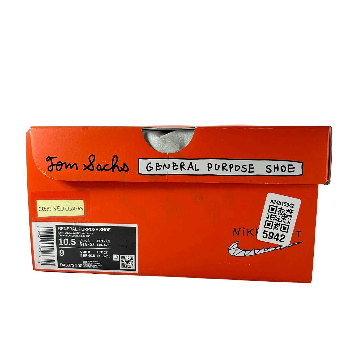 DA6672 200 NikeCraft General Purpose Shoe Tom Sachs [CONDITIONAL] - 10.5 W / 9 M (Yellowing)
