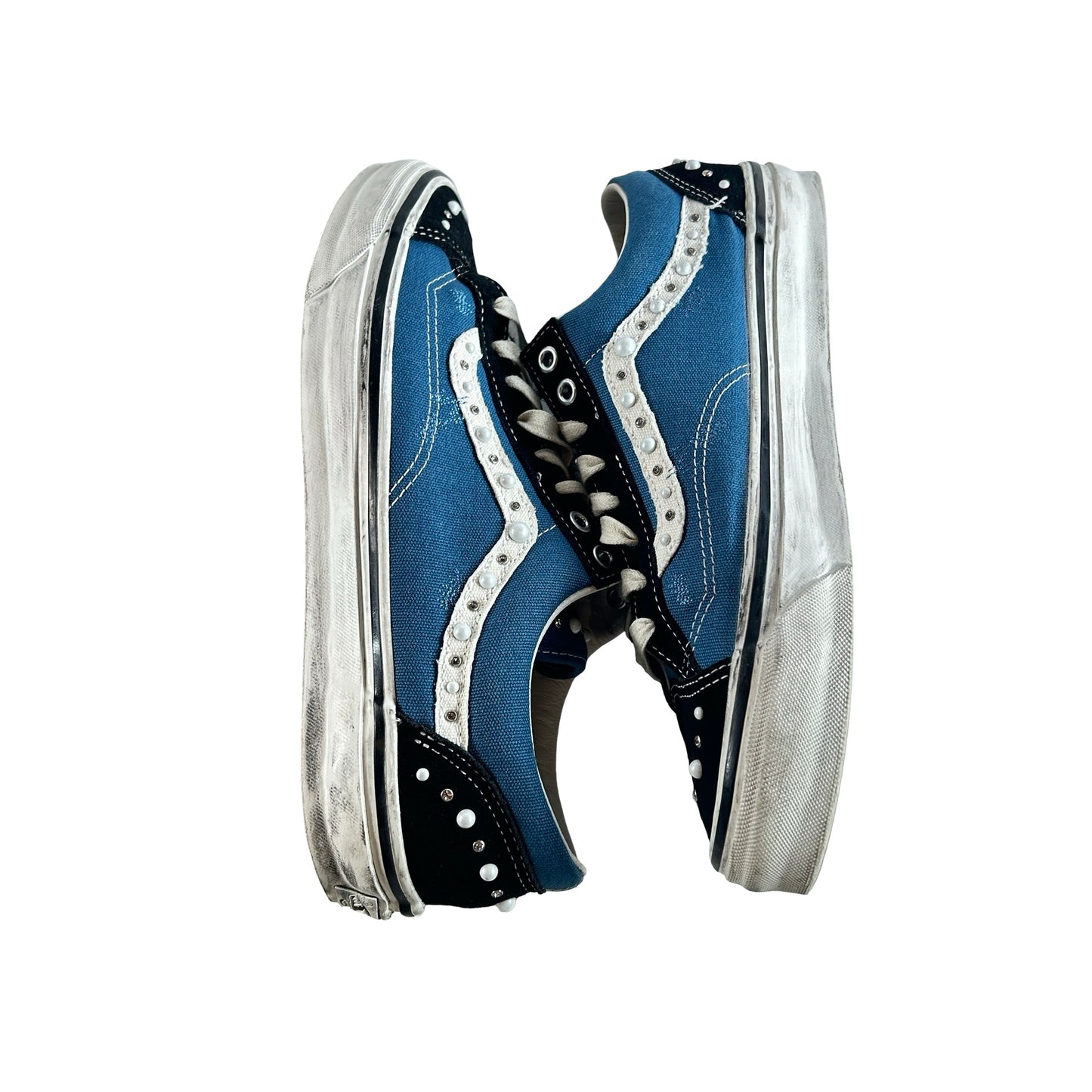 VN000E8VYA6 Vans LX Old Skool 36 Pearlized Pack Black Navy [USED] - 11 M (Used5)