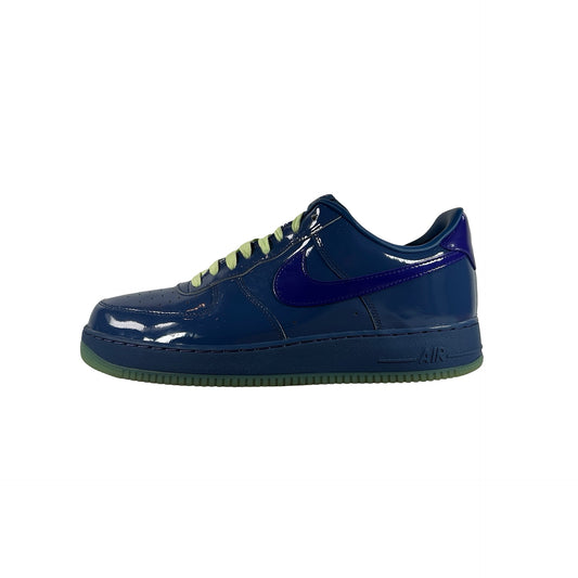 IO4489 400 Nike Air Force 1 Low Patent Leather Mystic Navy Grape Ice [USED] - 14 M (Used)