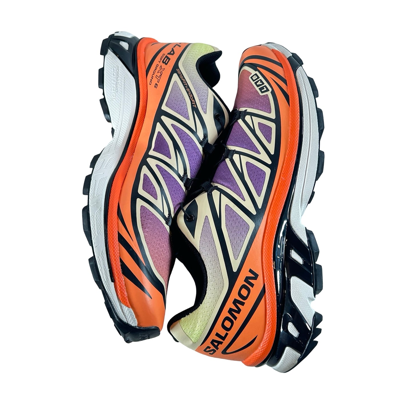 L49154300 Salomon XT-6 Black Almond Dragon Fire [USED] - 11.5 M (Used)