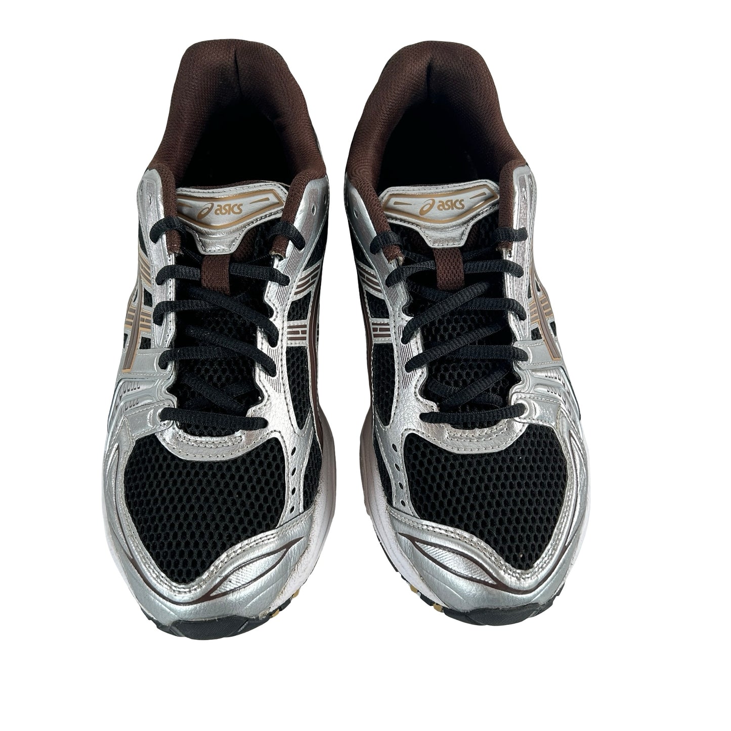 1201A019 004 ASICS Gel-Kayano 14 Black Coffee Silver [USED] - 9.5 M (Used) (No Box)