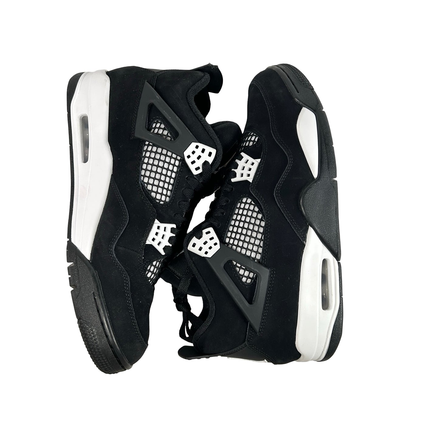 FQ8138 001  Jordan 4 Retro White Thunder [USED] - 9.5 M (Used11)